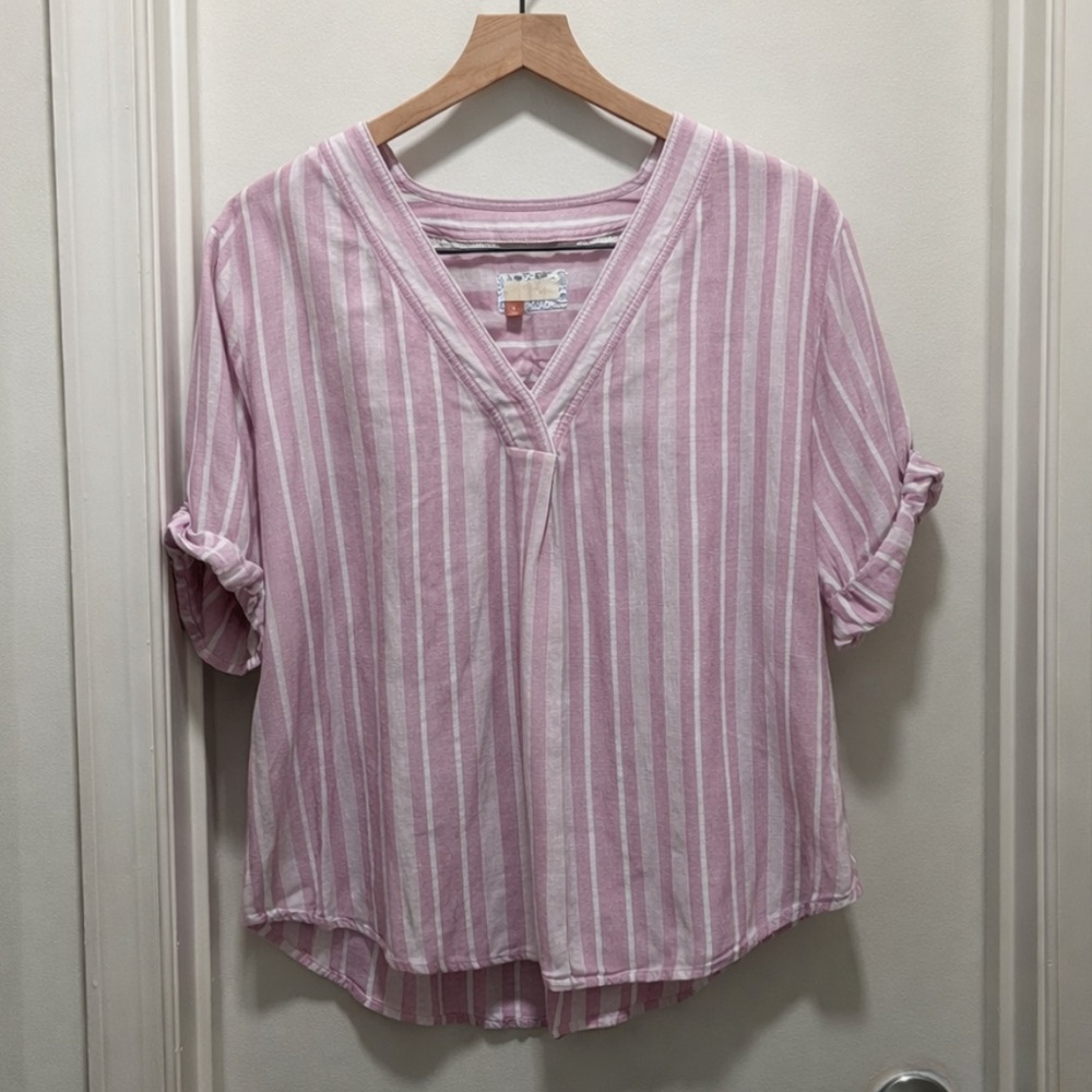 Anthropologie Pilcro Henley Surf Shirt